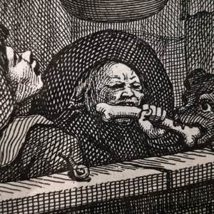 William Hogarth (1697-1764), Gin Lane, 1751, etching and engraving on paper #hogarth #england #print #satire #gin #xviii #london#history